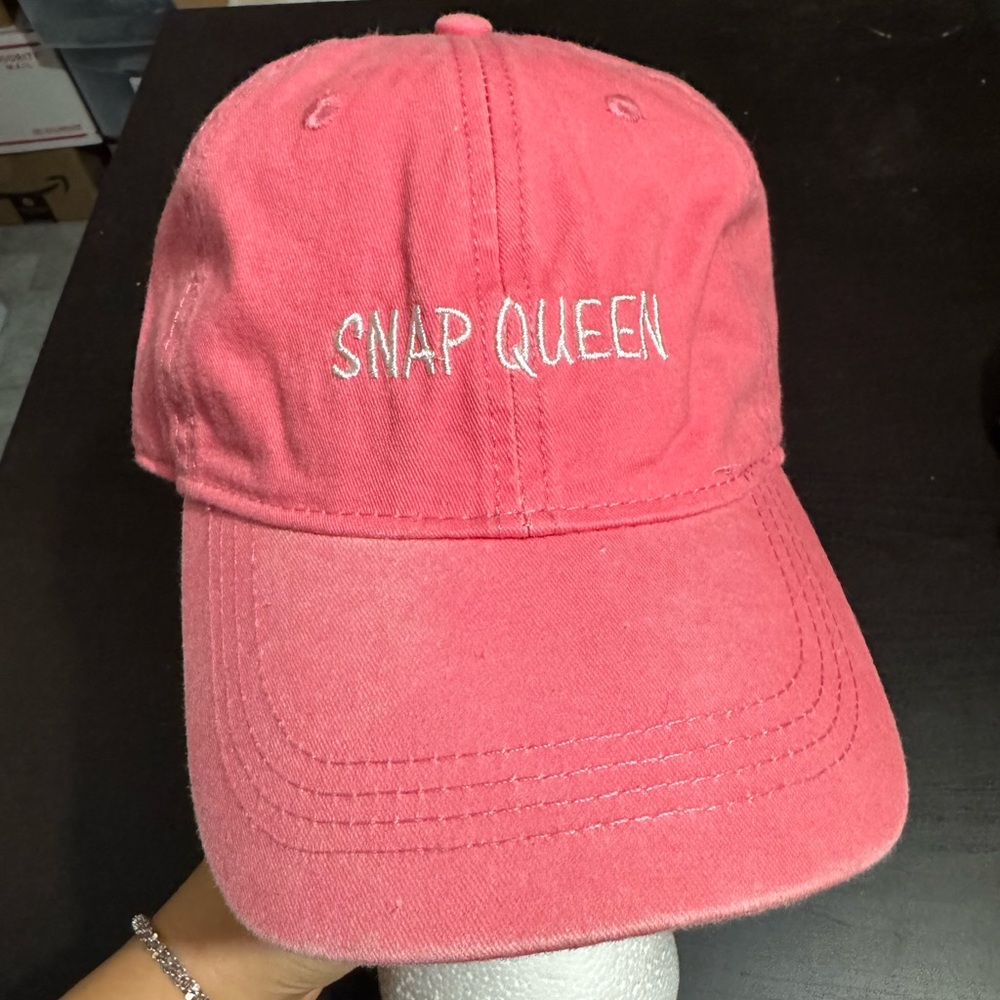 Pink hat